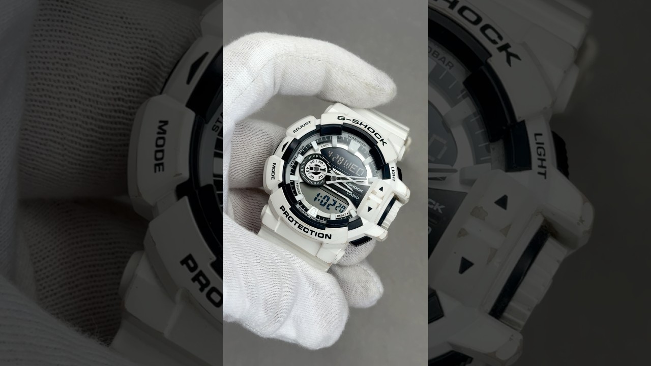 🚨 Casio G-Shock GA-400 White and Black