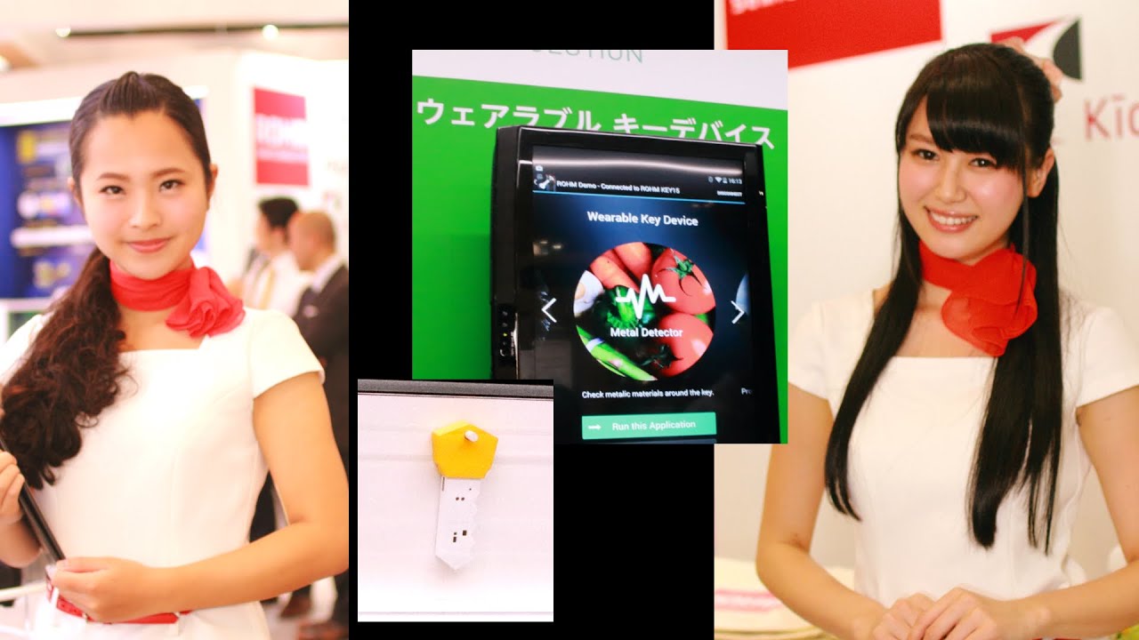 ロームブースの見所は、ウェアラブルキーデバイス !!　CEATEC JAPAN 2014 ROHM