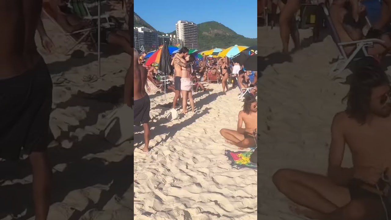 🇧🇷 Copacabana Beach in Rio de Janeiro🌴Brazil