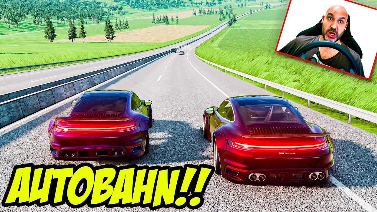 🚨 ¡CORRIMOS SIN LÍMITE DE VELOCIDAD EN LA AUTOBAHN! 😱 (Accidentes Realistas) 🚨 BeamNG.Drive