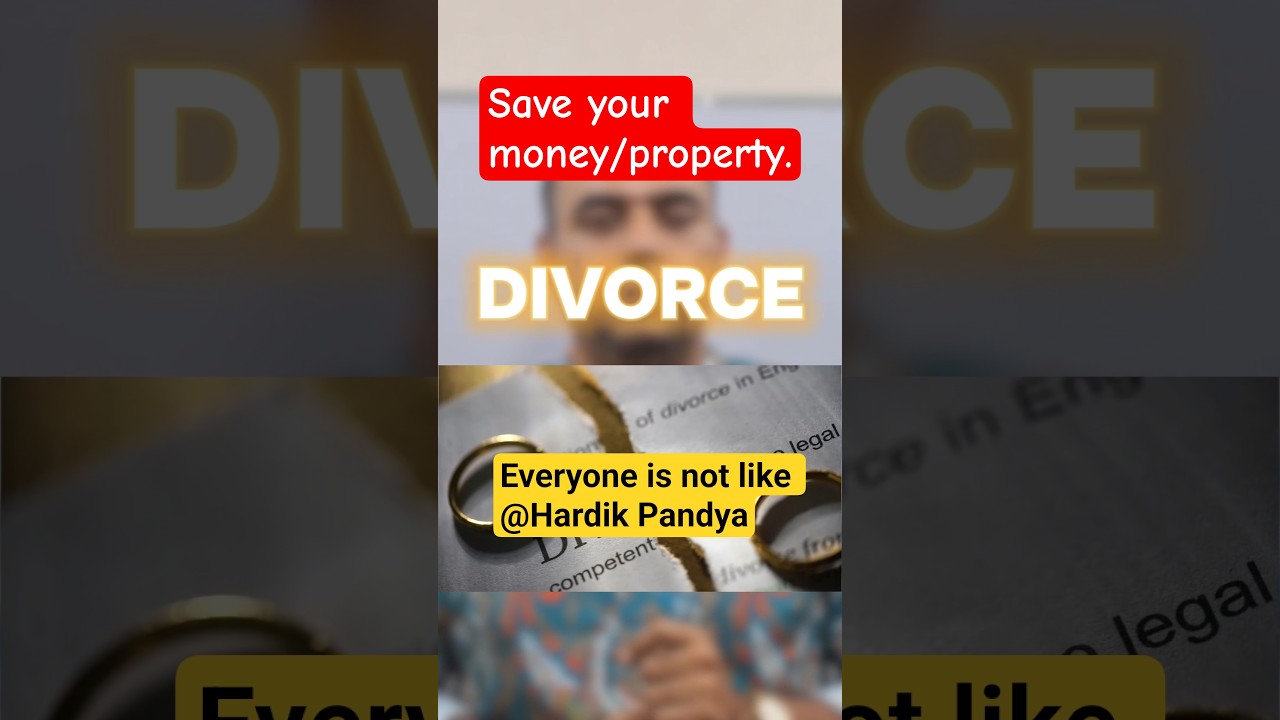 || Divorce Save your Money/Property|| #youtubeshorts #trending @menshealthmag @cnbcawaaz