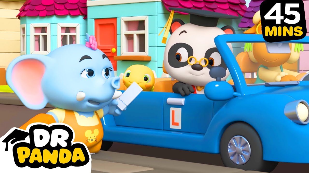🐼🚔 Driving Panda + More! | NEW COMPILATION | Dr. Panda
