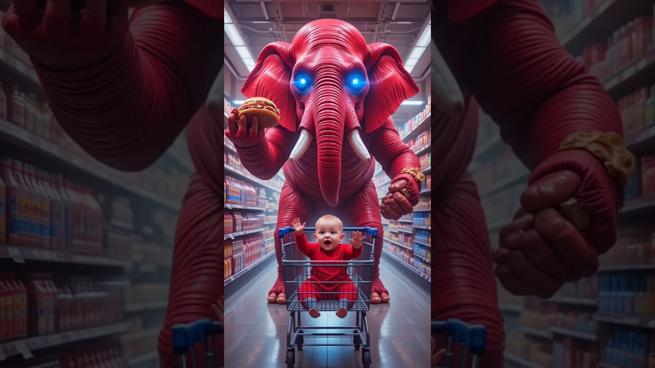 ❤️ evolution of An elephant is scaring children 🥰 #cute #baby #love #shorts