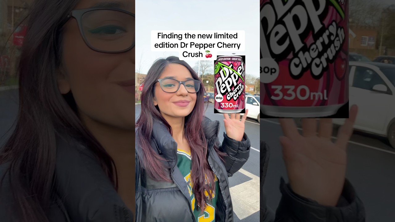 😱 FINDING NEW DR PEPPER CHERRY CRUSH!