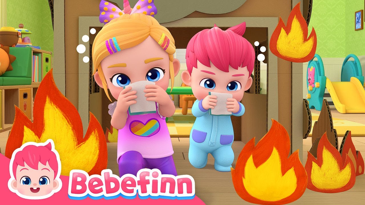 🚒🔥 Fire Safety Song | EP116 | #Bebefinn Fun Nursery Rhymes for Kids