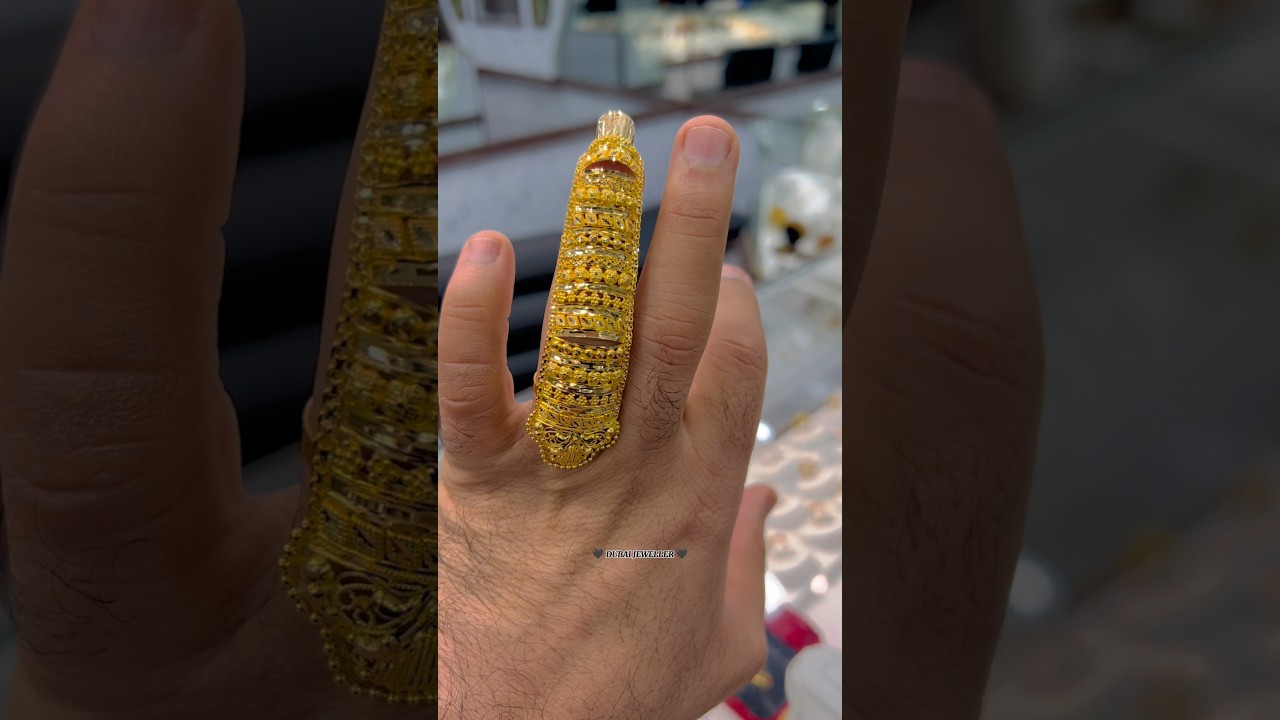 🟥 FULL FINGER RING DESIGN IN GOLD JEWELLERY 🟥 #jewellery #gold #goldjewellery #newgolddesings #22k