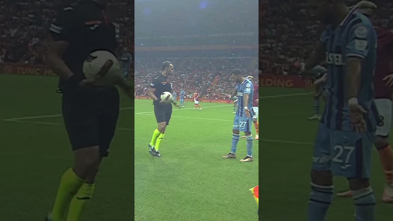 👀 Galatasaray - Trabzonspor Maçında Top Patladı #shorts #galatasaray #trabzonspor