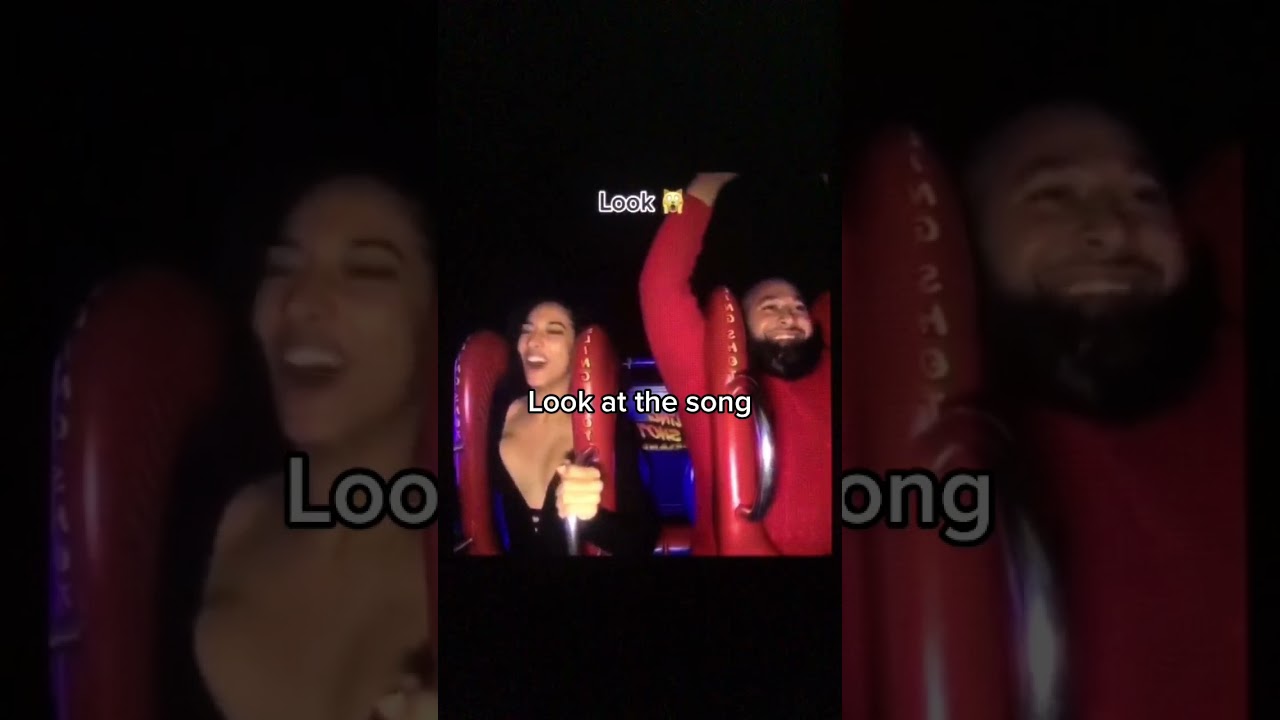 🤯🥵😮🤩 girl boobs show on rollercoaster  #trending #boobs #hot #shorts