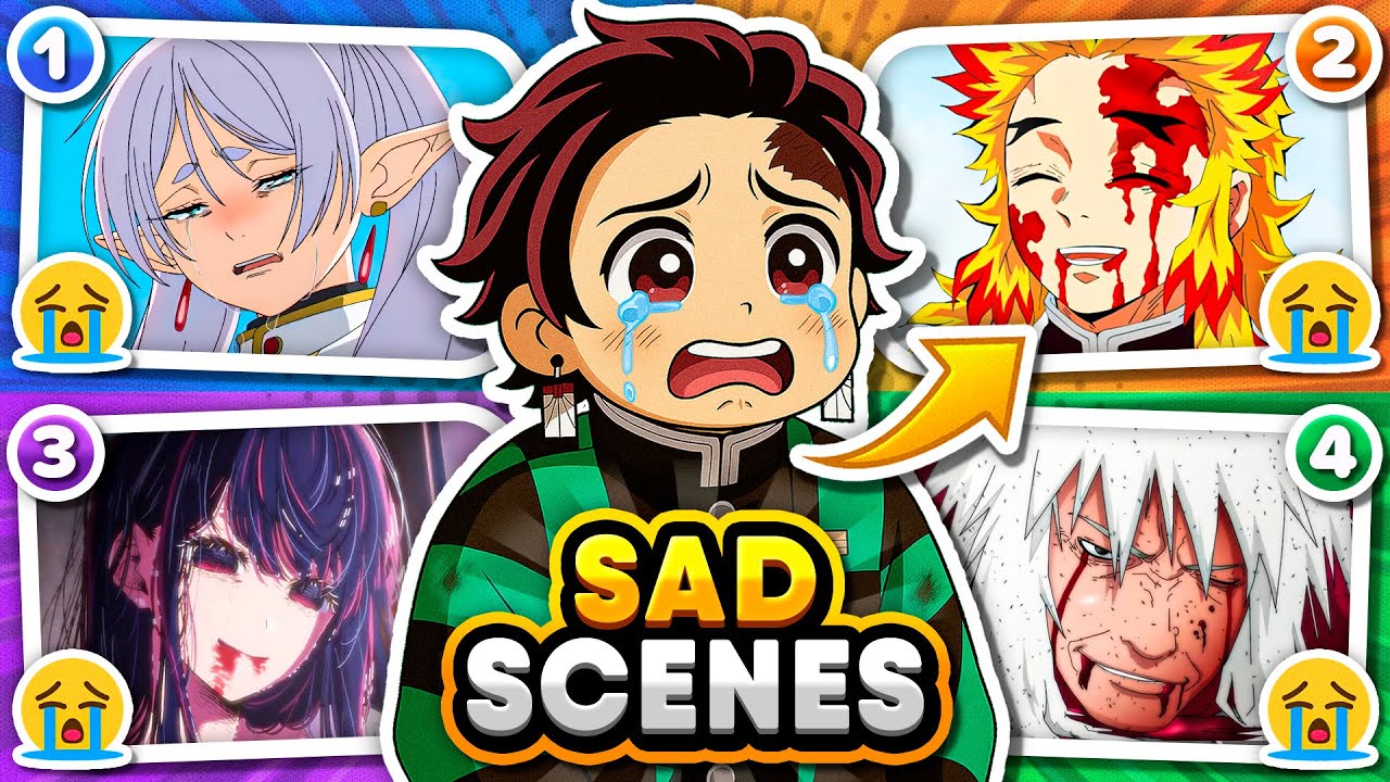 🎬 Guess the Anime by its SAD SCENE 😭 The Saddest Anime Moments