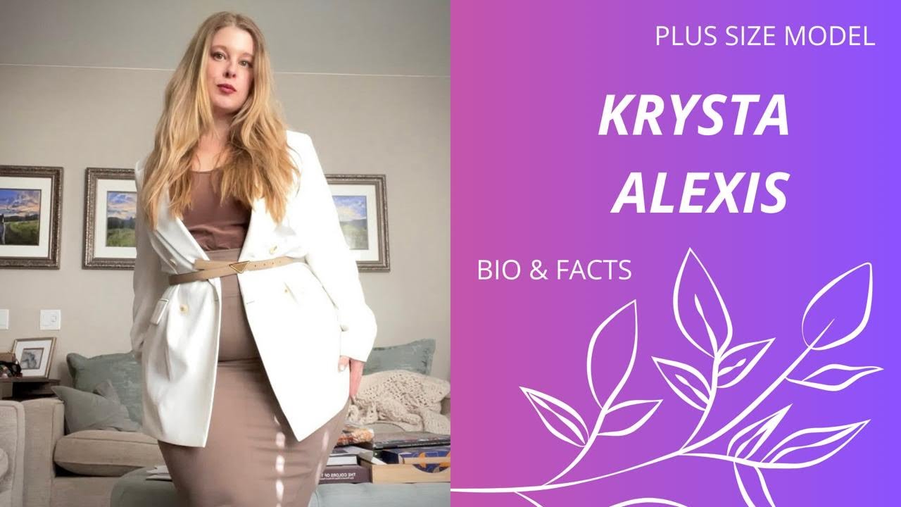 ✅ Krysta Alexis. Curvy women. Plus size model. Fashion .