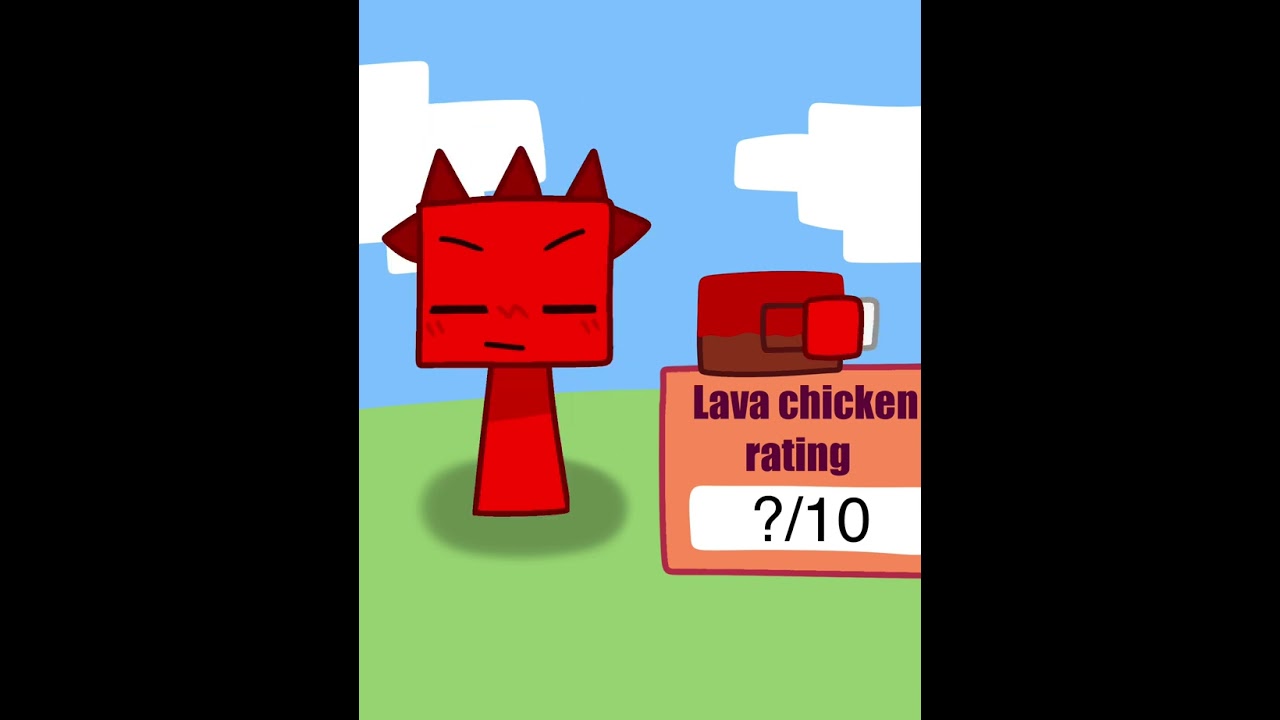 🍗 Lava chicken rating 🍗| Sprunki Incredibox | Minecraft AU #minecraft #sprunki #chicken #sweetie