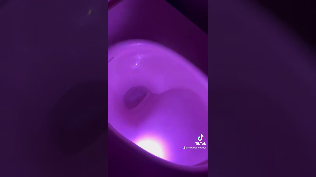 トイレを虹色に光らせたい人必見‼︎ LED Toilet bowl
