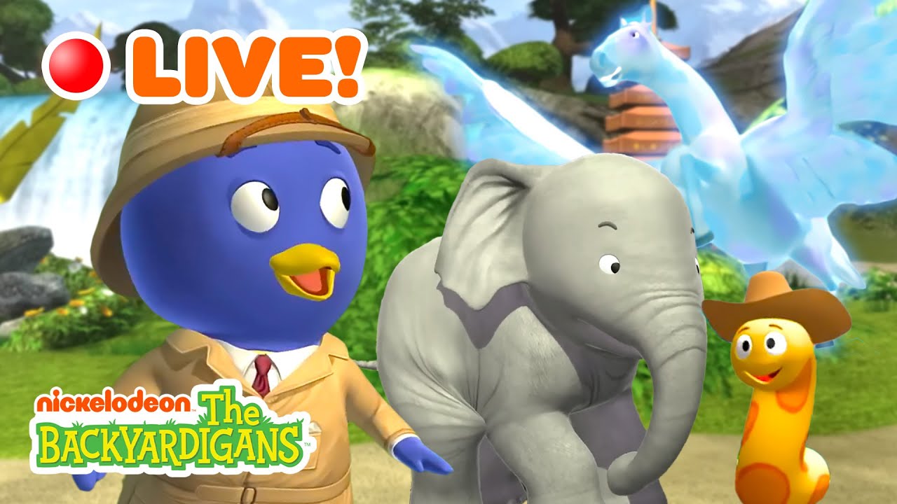 🔴 LIVE: Backyardigans Animals & Mystical Creatures! | The Backyardigans