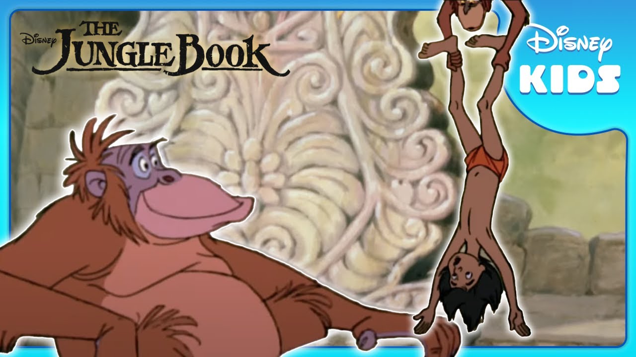 🐒 Monkeys Ambush Mowgli! | Jungle Book | Disney Kids