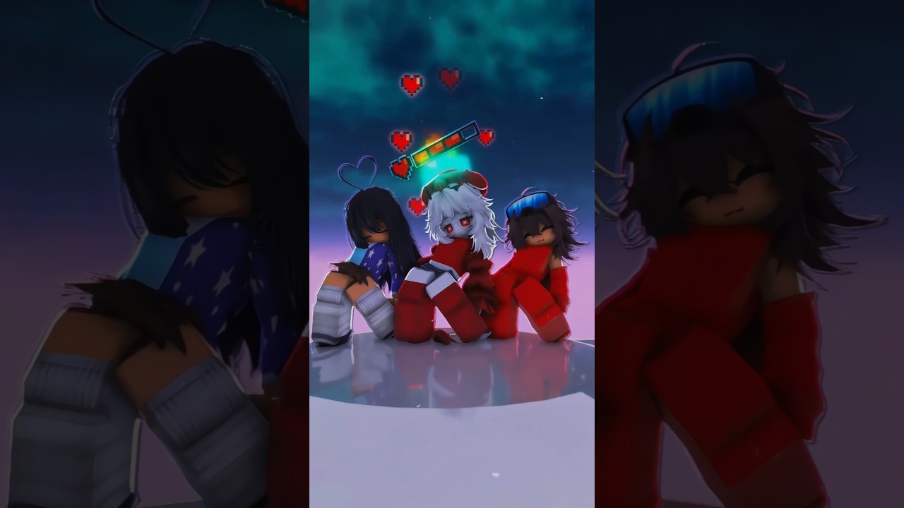 😎 NABRIELA y SANTICA bailando 😳 #roblox #celynnei #robloxedit / She's my alibi ❤️