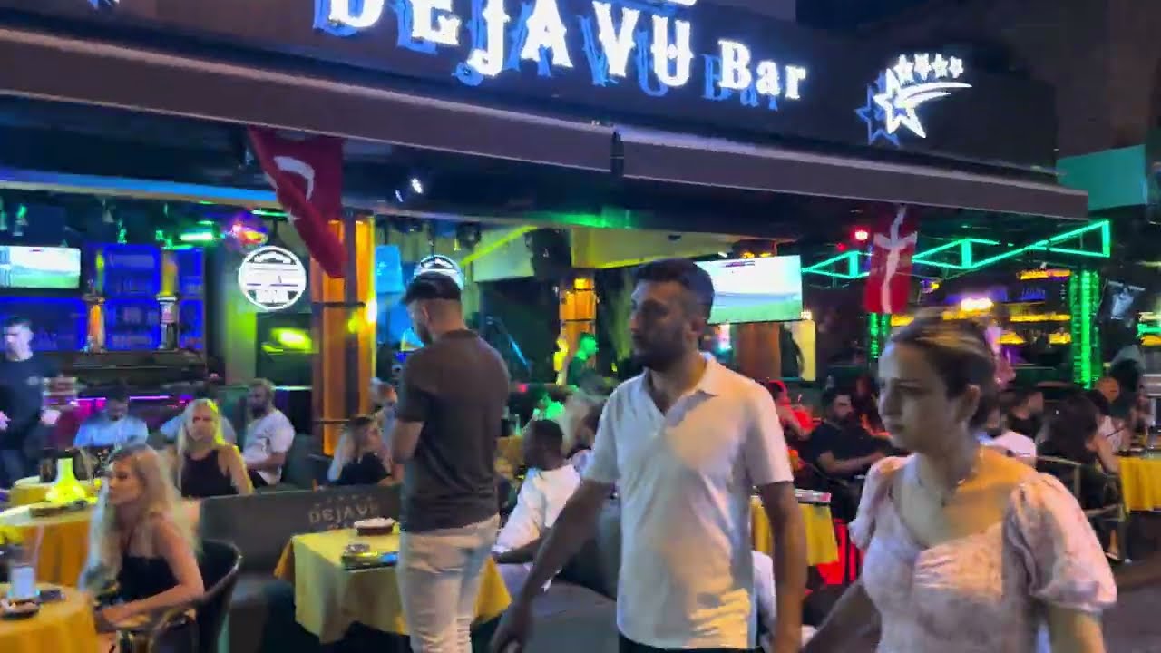 🇹🇷 Only +18 ❌ Alanya's Hottest Hangout: Alanya Bar Street Adventure 2023【4K】