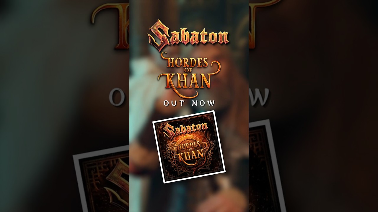 🎵 OUT NOW: Stream/Watch “Hordes Of Khan”! 👉 https://sabaton.lnk.to/hok