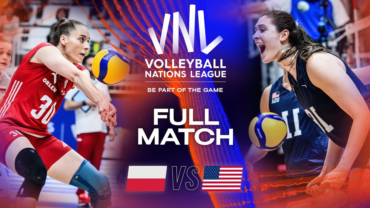 🇵🇱 POL vs. 🇺🇸 USA - Full Match | Women's VNL 2023