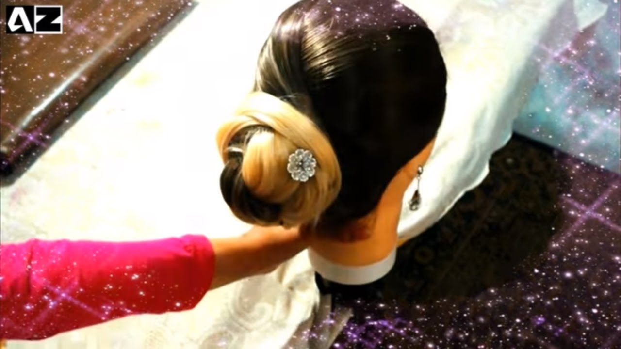 ❤ Quick And Easy Wedding Prom Hairstyle  ❤ Pretty BUN ❤ By A Z Hairstyle
