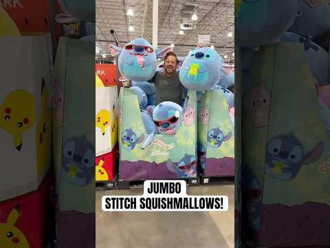 ジャンボサイズのスティッチ・スクイッシュマロがコストコに登場！ #stitch #liloandstitch #squishmallows