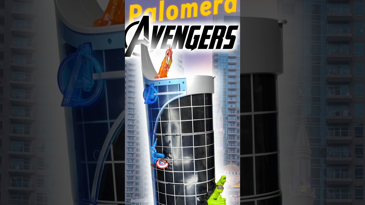 🏙️ TORRE AVENGERS con Palomitas🍿#shorts #unboxing #cinemex #avengers #marvel #palomeras #promocional