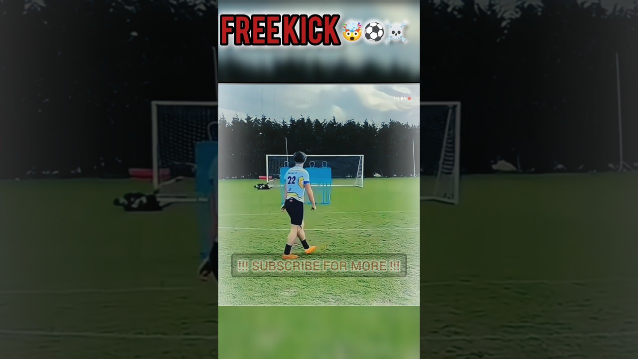 🔥 Unbelievable Free Kick Goal! 😱⚽ | #FootballShorts #shorts #viralshorts