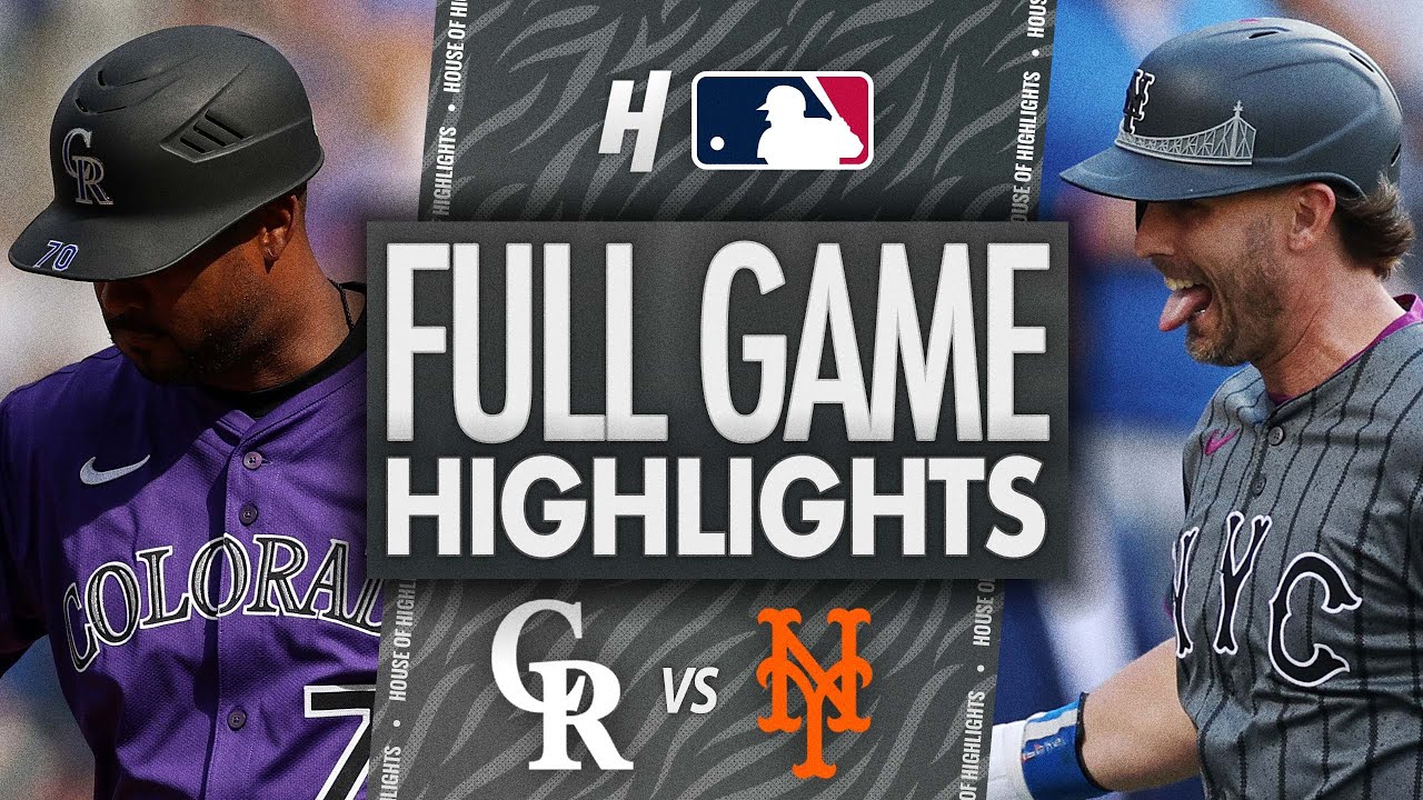 コロラド・ロッキーズ vs ニューヨーク・メッツ - フルゲームハイライト | 2025年5月31日 MLBシーズン