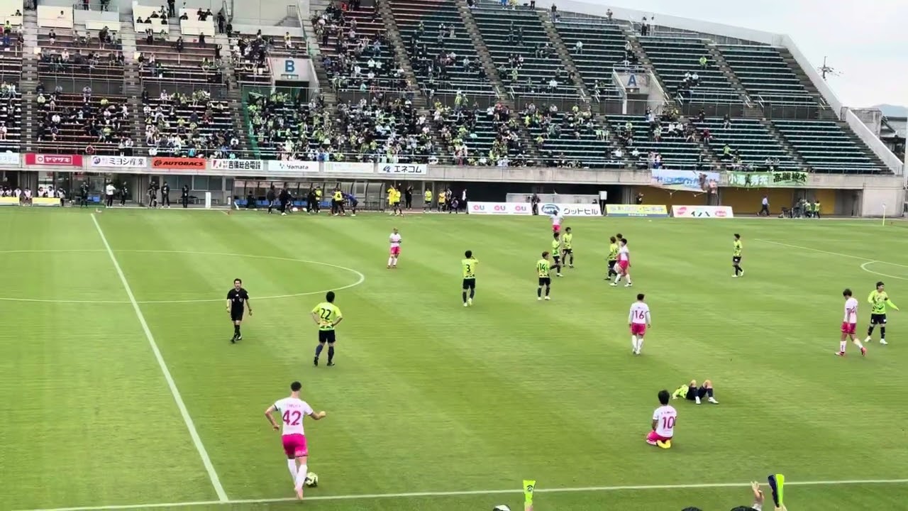 【ガイナーレ鳥取 vs 栃木シティFC 】試合終了の瞬間  2025年5月31日