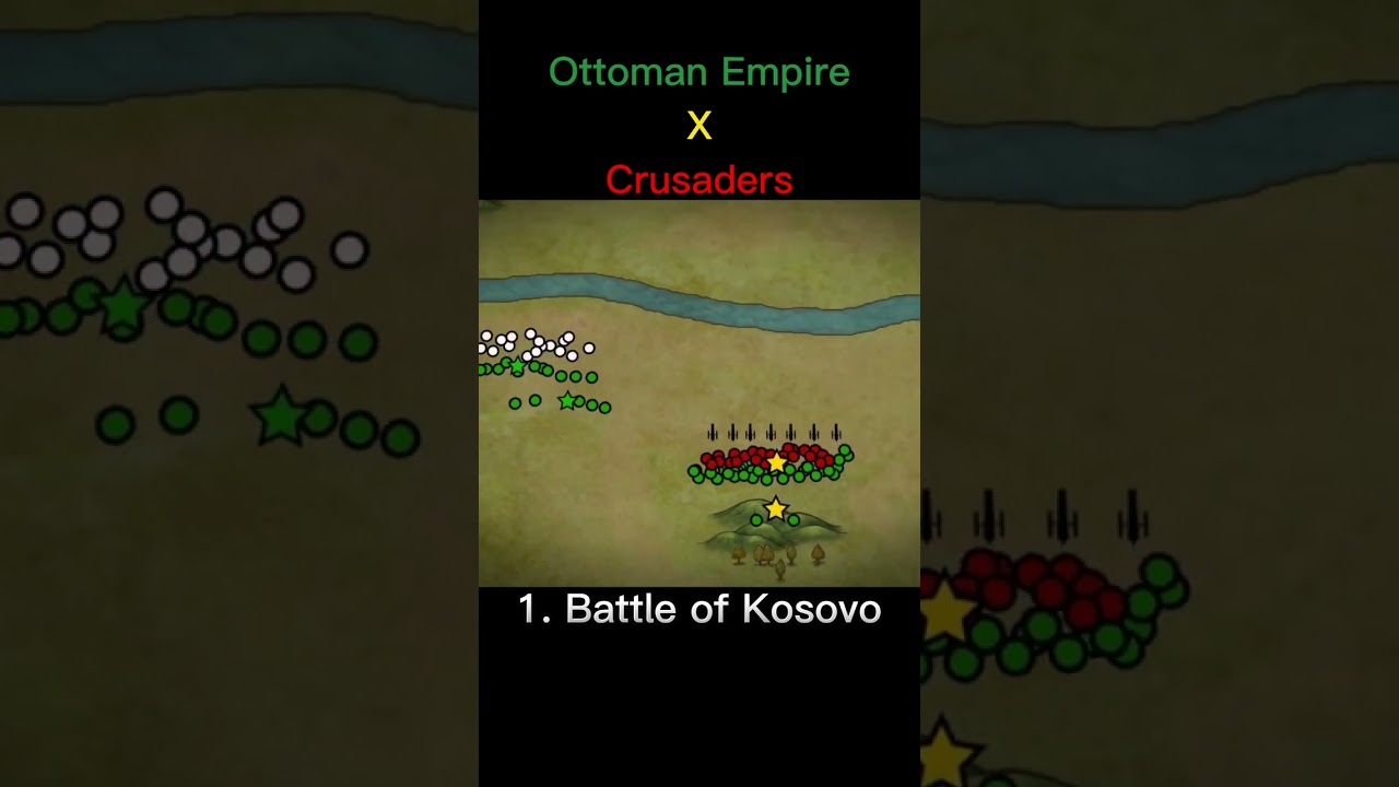 1. Battle of Kosovo #shorts #viral #kosovo #ottoman #crusaders #balkans #turkish #battle