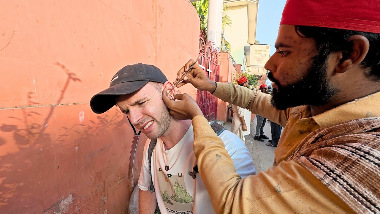 $1 Torture Ear Cleaning in India 🇮🇳