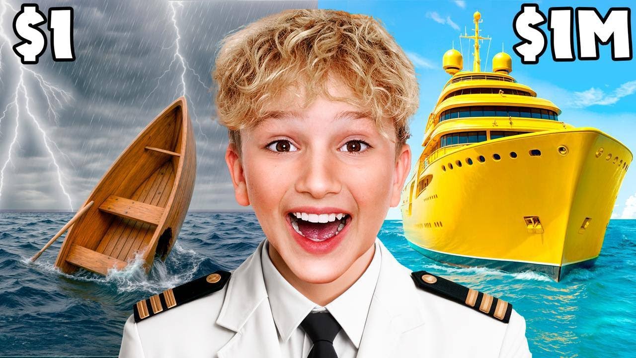 $1 vs $1,000,000 Yacht!