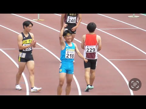 10秒台！決勝  中学男子100m  布勢スプリント陸上2025