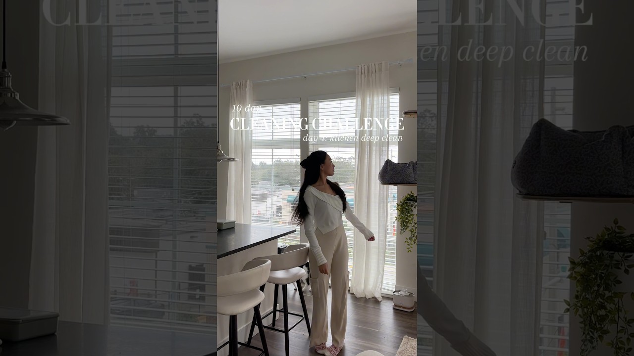 10 day cleaning challenge 🧼💫 ~ day 4: kitchen deep clean 🫧 #home #cleaning #kitchen #deepclean