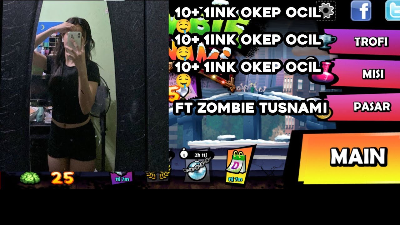10+ link ochil viral 1ink di komentar ft zombie tsunami