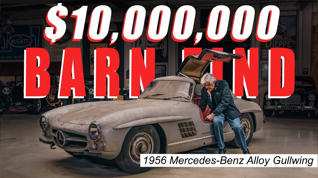 $10 Million Barnfind: Jay Leno Reveals the Rarest Mercedes Gullwing Ever Discovered