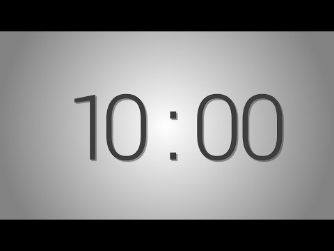 10 Minutes countdown Timer - Beep at the end | Simple Timer (ten min)