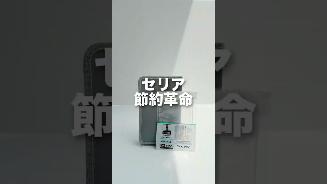 【100均セリア】節約ファイルでお金管理が超ラクに！主婦の味方◎ #セリア購入品 #100均 #100均収納 #節約 #節約ファイル
