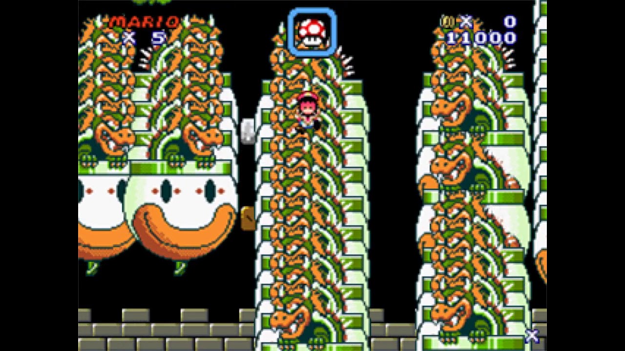 100 Bowsers in Super Mario Flash 2