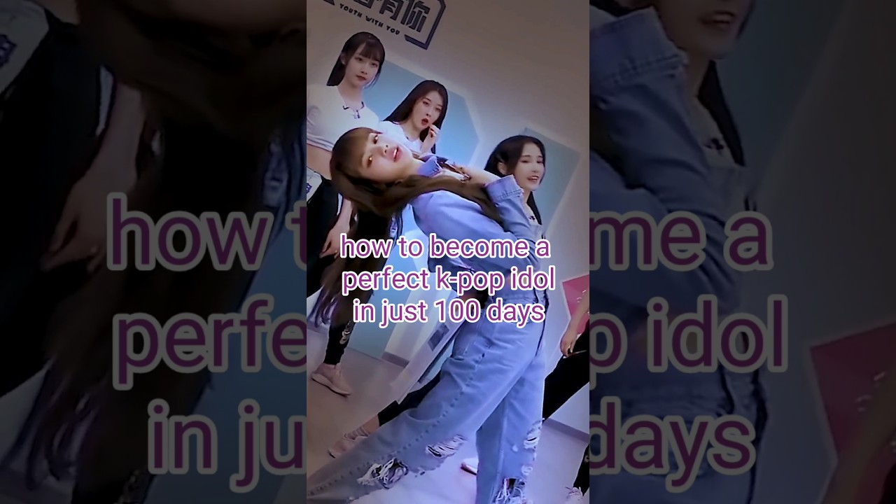 100 days training how to become a k-pop idol #kpop