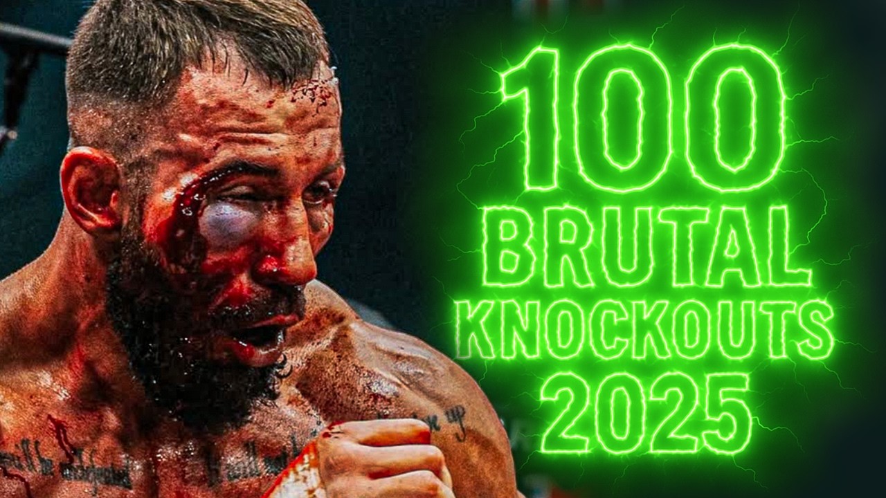 100 Most Brutal KO's Of 2025