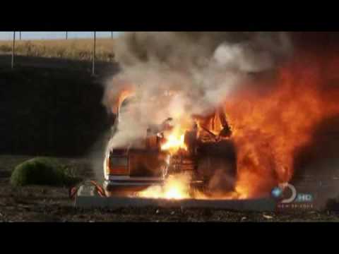 1000 lbs of thermite Melt SUV