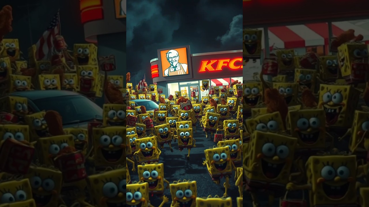 1000 SpongeBobs Tear Down KFC