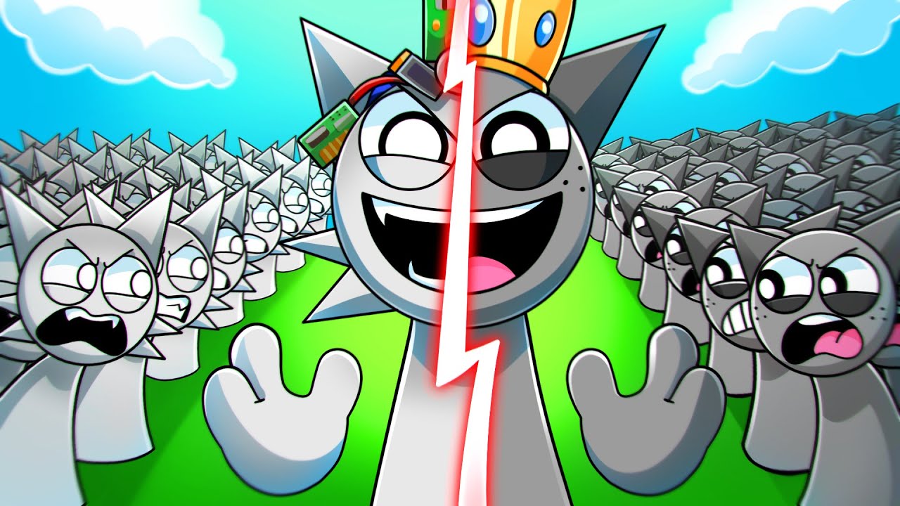 1000 WENDAS Vs. 1000 GRAYS! Incredibox Sprunki Animation