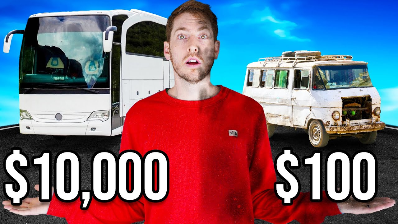 $10,000 VS $100 Road Trip Challenge