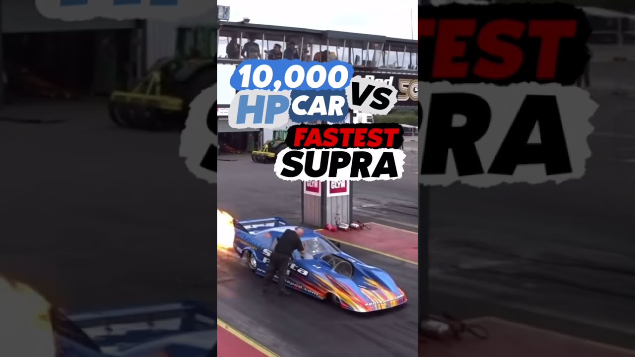 10,000HP CAR VS FASTEST SUPRA 💥🚀