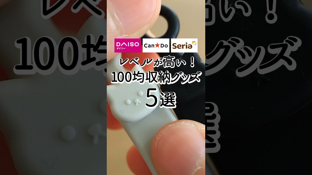 【100均】レベルが高い！100均便利収納グッズ5選 / ダイソー・キャンドゥ・セリア