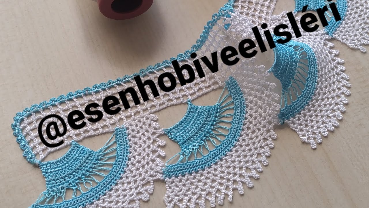 10.Yelpaze havlu kenarı modeli.