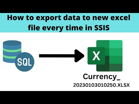 111 How to export data to new excel file every time in ssis