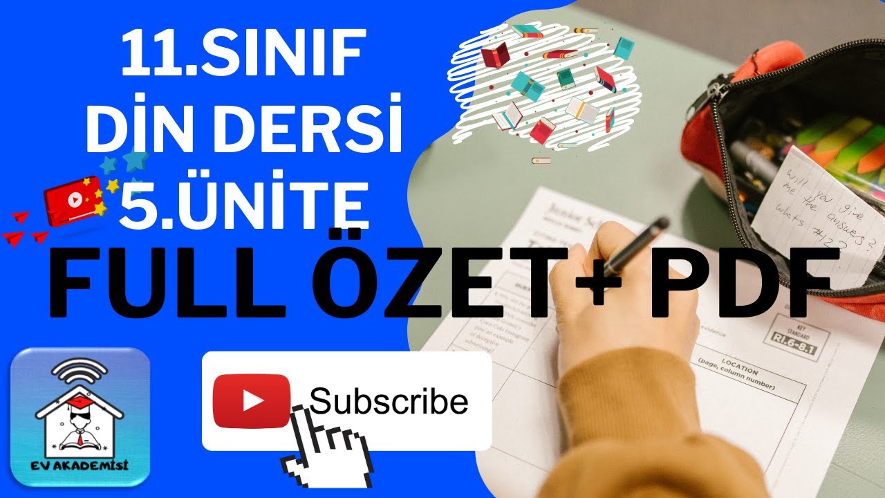 11.Sınıf Din Dersi 5.ÜNİTE FULL ÖZET+PDF Ev Akademisi