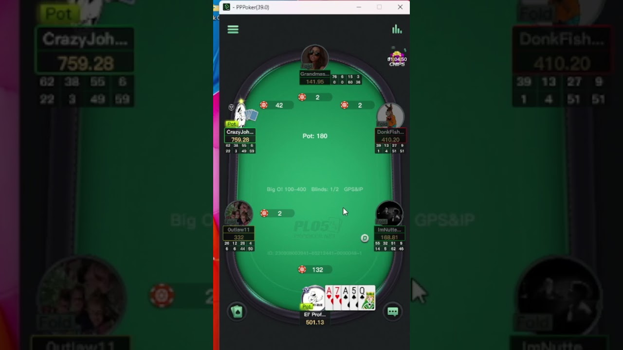 $1250 Pot in 1/2 BIG O @ The Mad HOUSE